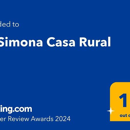 La Simona Casa Rural Perales del Puerto Exteriör bild